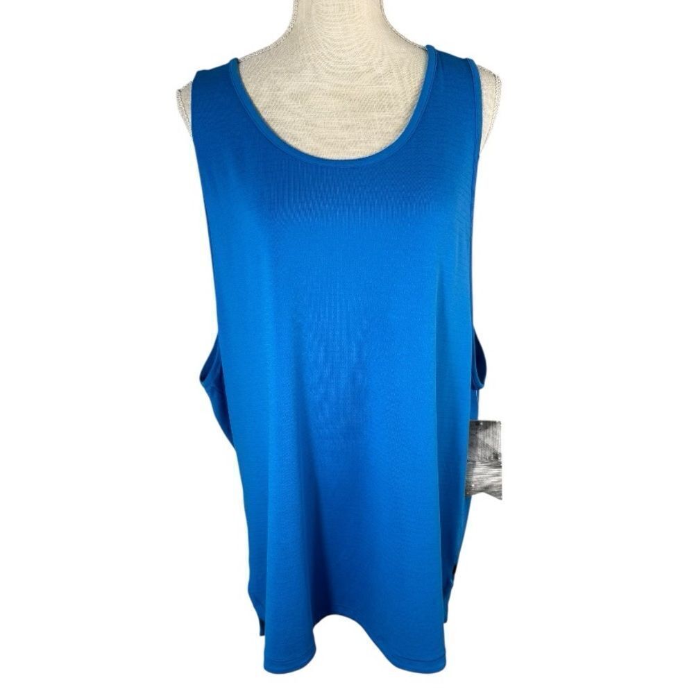 Stori Men’s Icon Blue Sleeveless Activewear Tech Tank Top
